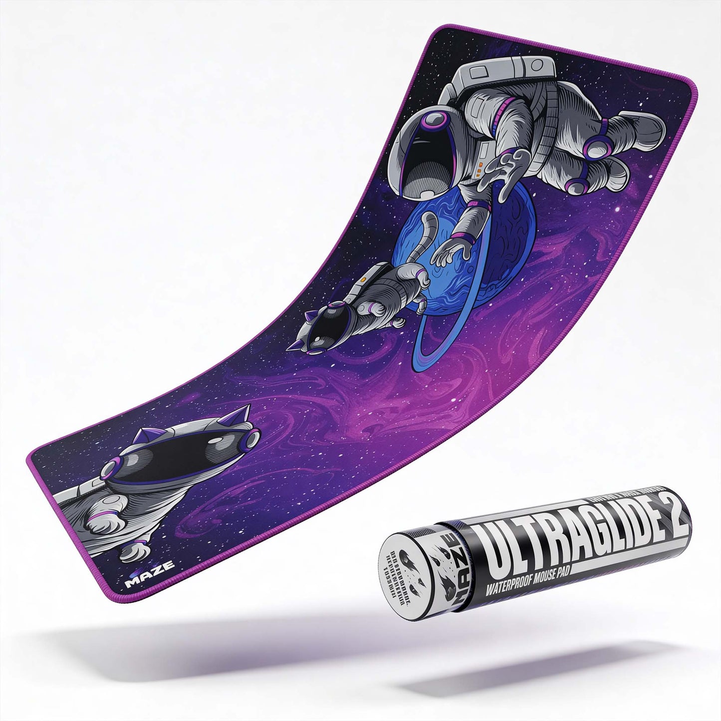 MAZE Ultraglide 2 – Astro PAW-PP Purple 2XL Extended Gamers Desk Mat | Qatar