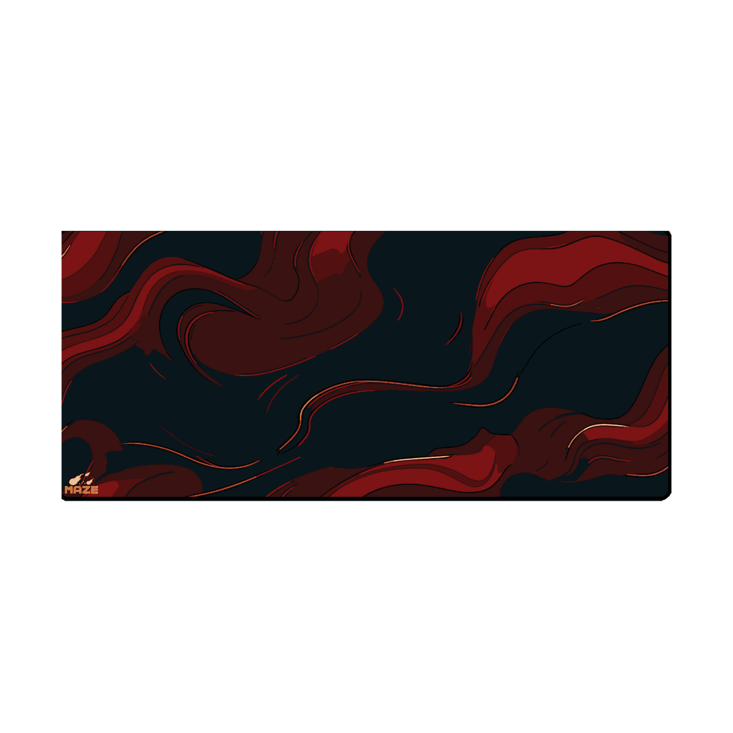 MAZE Light Series – Aether Red 2XL Extended Gaming Mouse Pad