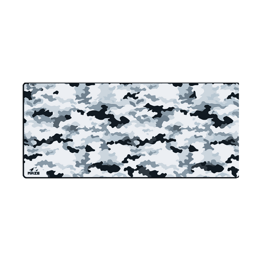 MAZE Light Serie - Arctic Ghost Gaming Mouse Pad – 2XL Extended Desk Mat