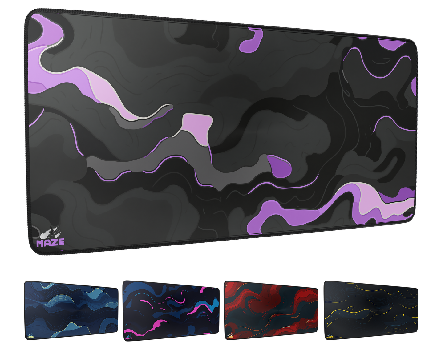 MAZE Light Series – Armatic bp 2XL Extended Gaming Desk Mat