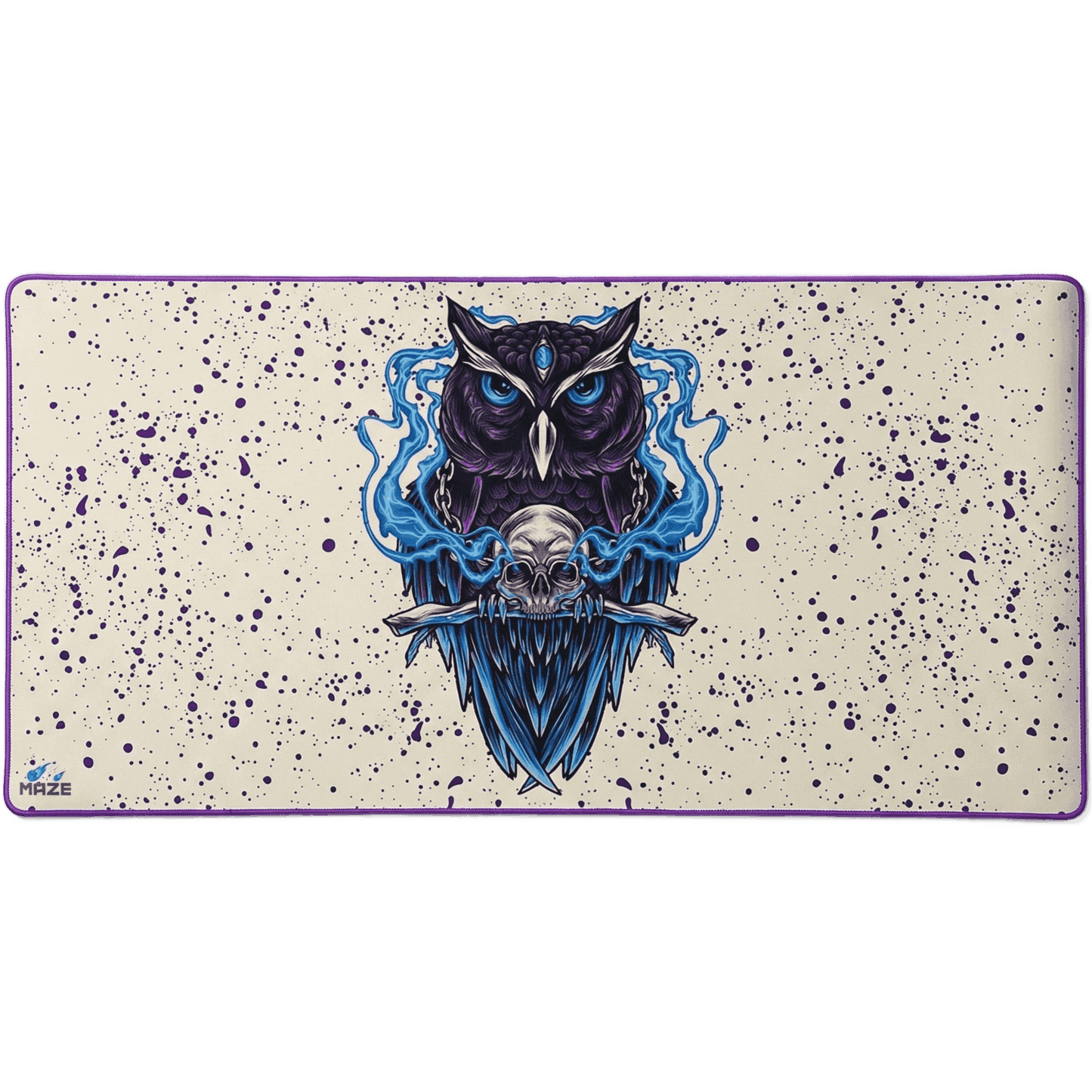 MAZE Ultraglide 2 – OWL W Arctic Owl 2XL Extended Gamers Desk Mat | Qatar