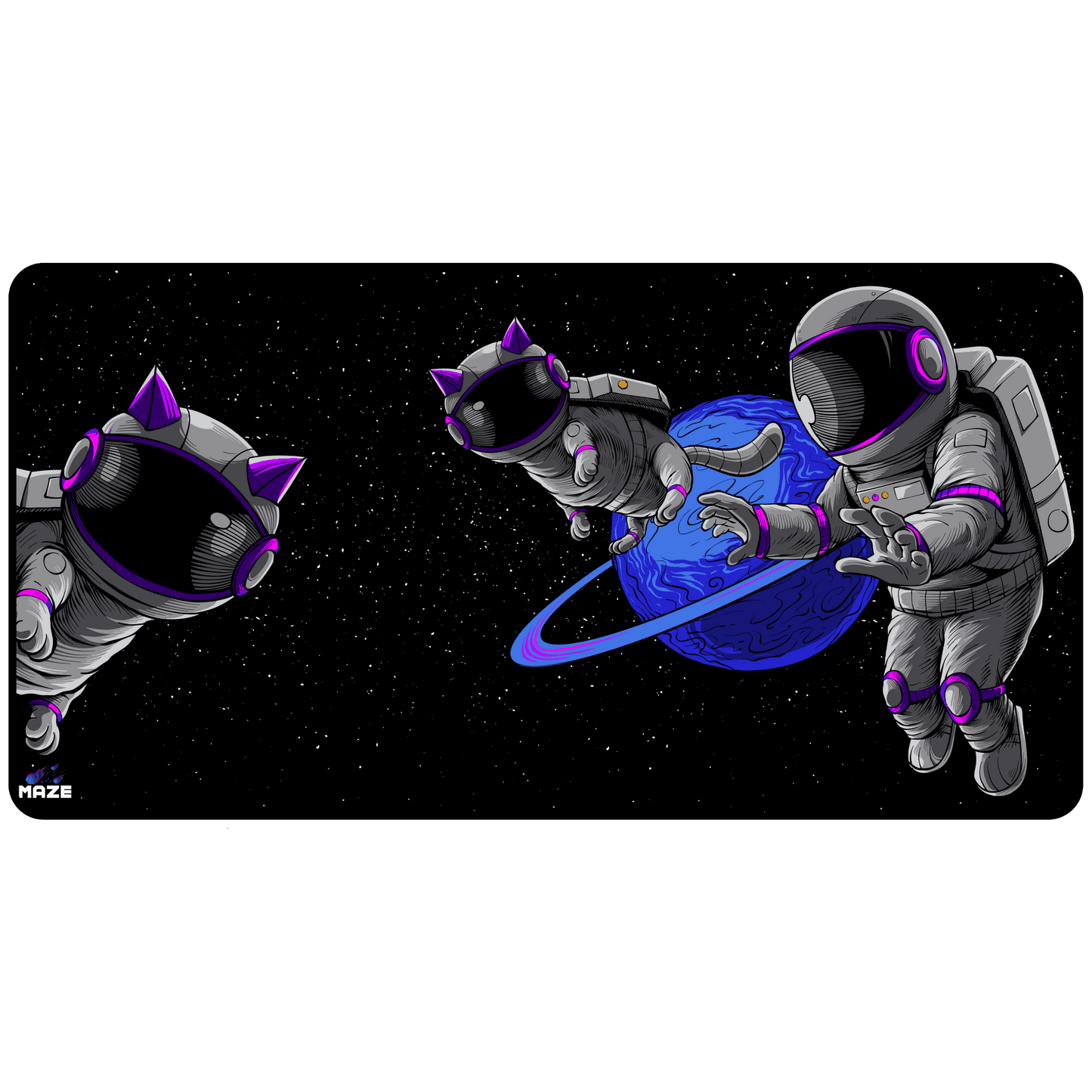 MAZE UltraGlide ASTRO PAW-B WaterProof Gaming Mouse Pad