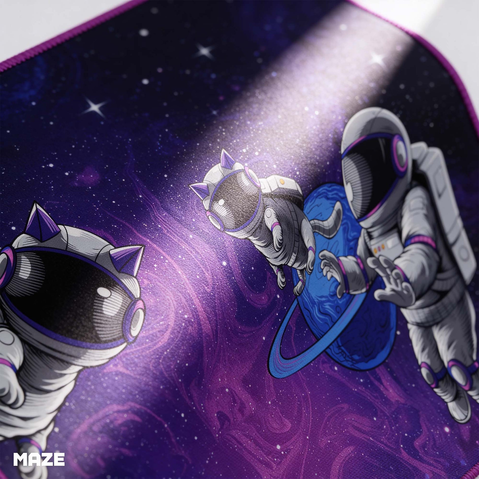 MAZE Ultraglide 2 Astro PAW-PP Purple Neon 2XL Extended Gamers Desk Mat Qatar