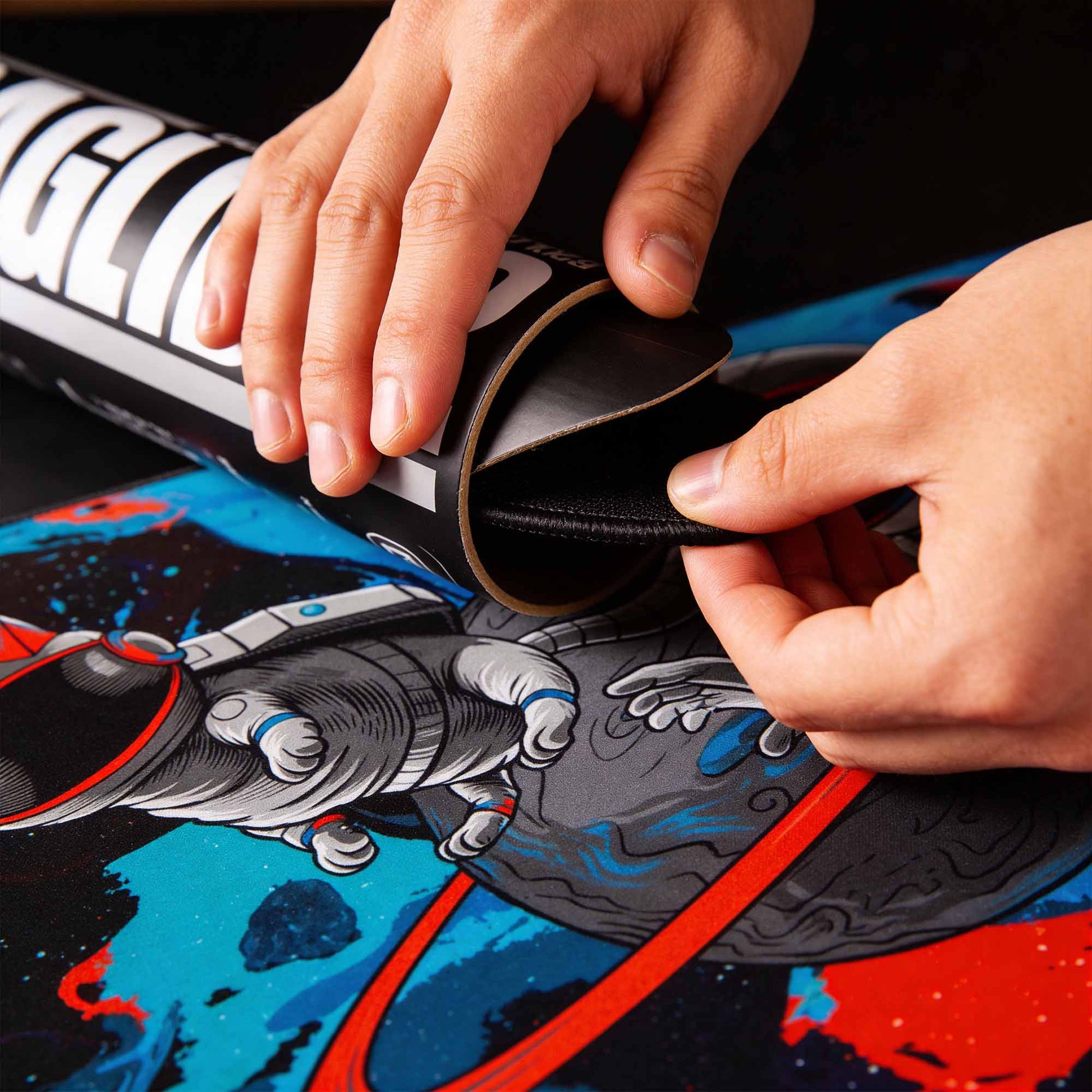 MAZE Red Accent Gaming Mouse Pad Qatar
