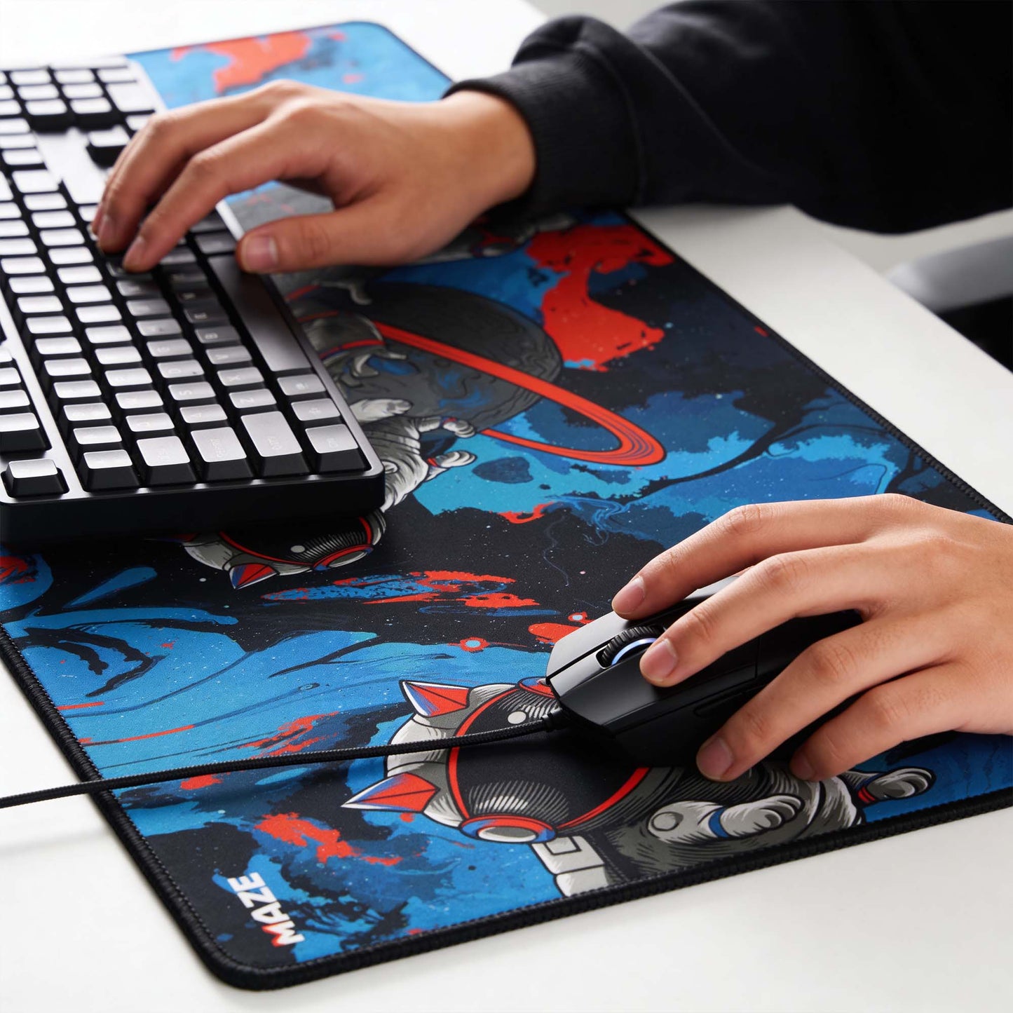 MAZE Ultraglide 2 – Astro PAW-RC 2XL Extended Gamers Desk Mat | Qatar
