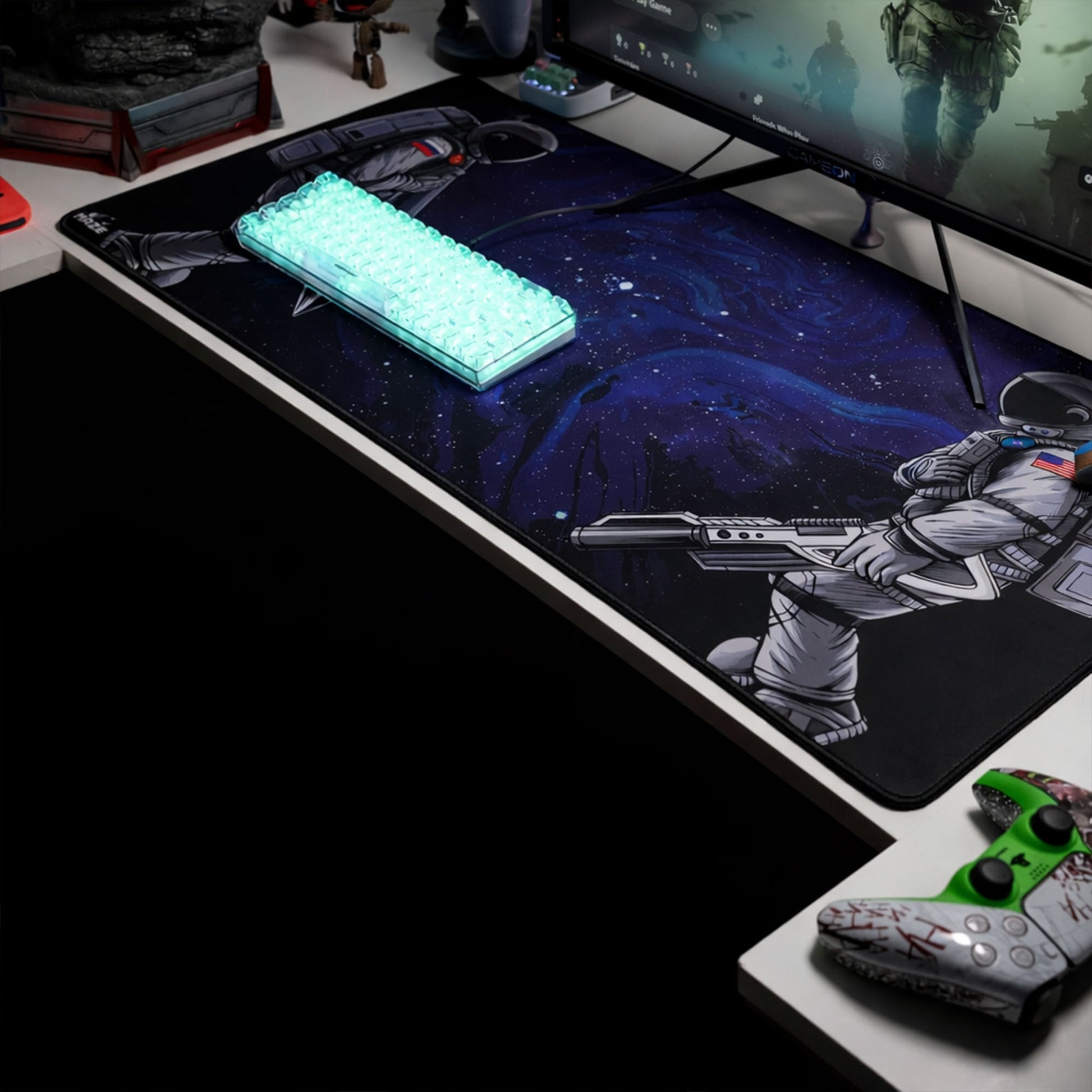 MAZE Blue Gaming Desk Mat Doha
