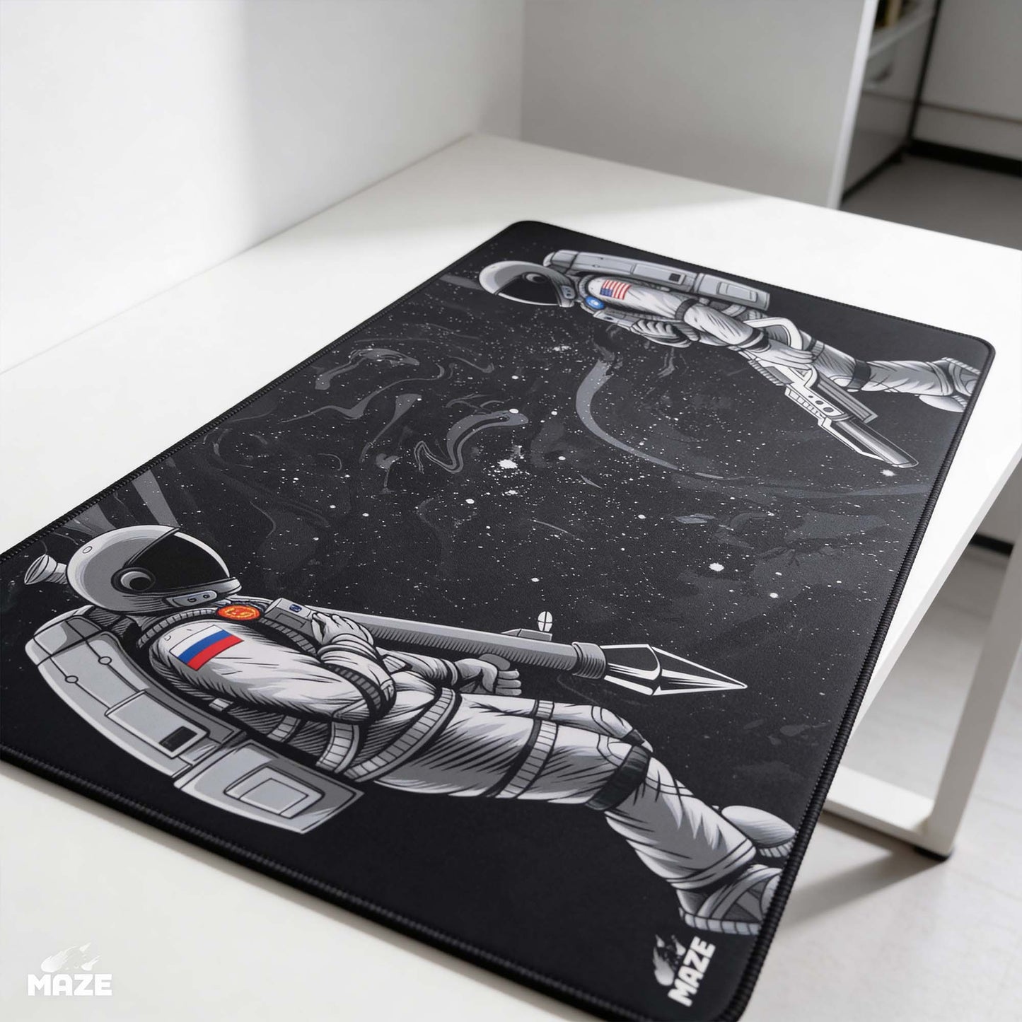 MAZE Monochrome Gaming Mouse Pad Qatar
