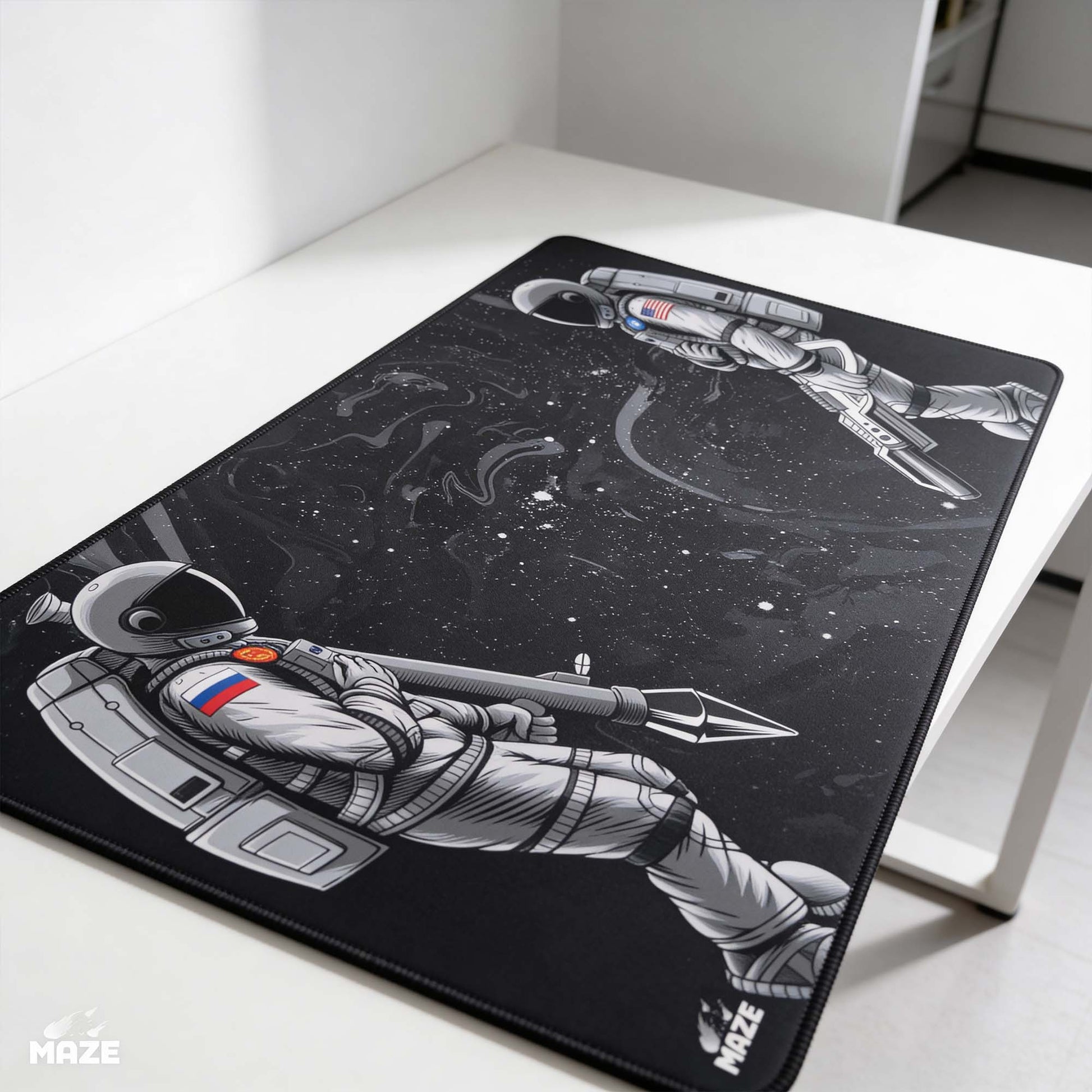 MAZE Monochrome Gaming Mouse Pad Qatar

