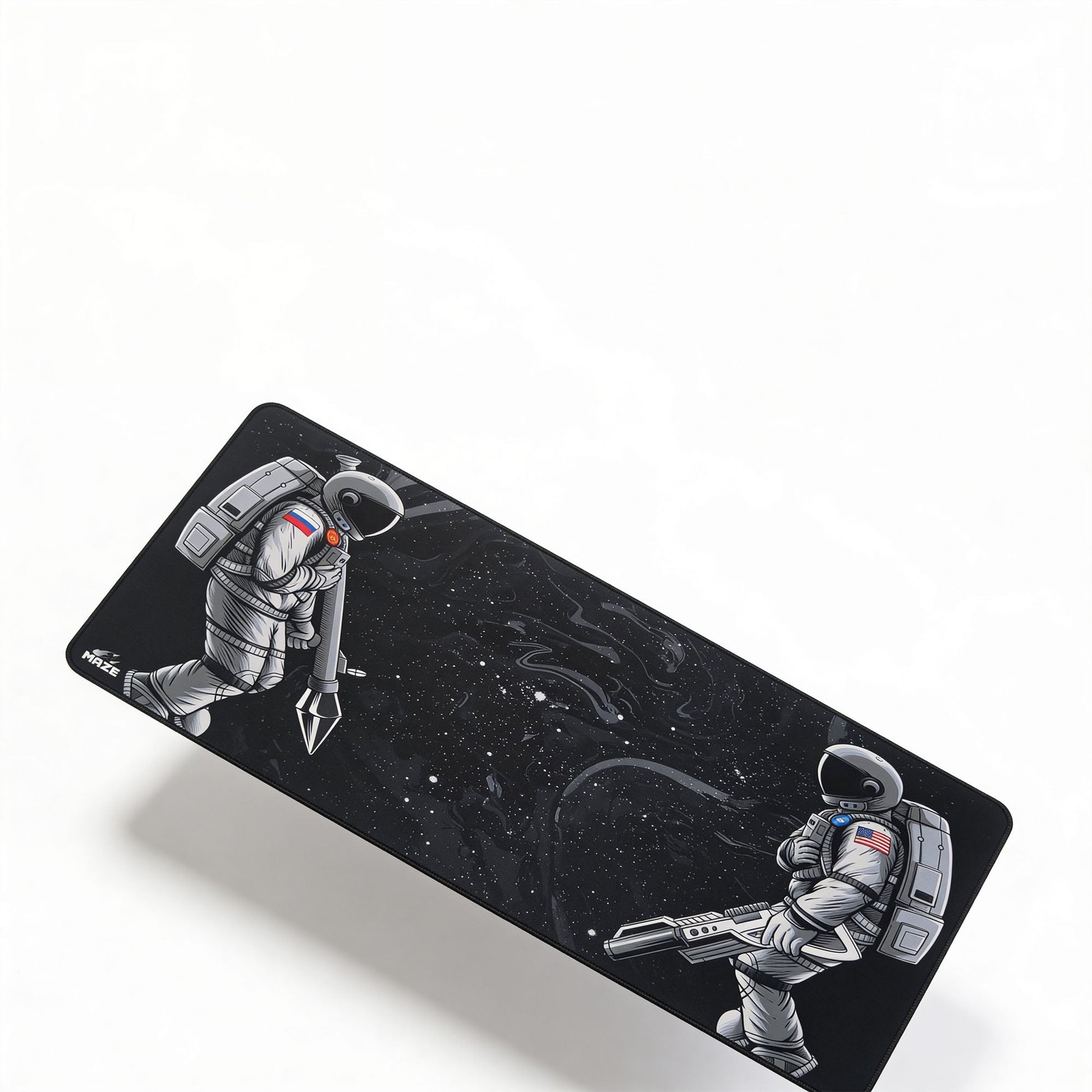 MAZE Ultraglide 2 Astro WAR-B Stealth Monochrome 2XL Extended Gamers Desk Mat Qatar