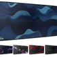 MAZE Aura Blue Extended Gaming Desk Mat