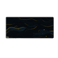 MAZE Light Series – Gold Waves 2XL Extended Gaming Desk Mat
