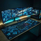 MAZE Light Series– Arcane C Floral 2XL Extended Gaming Desk Mat