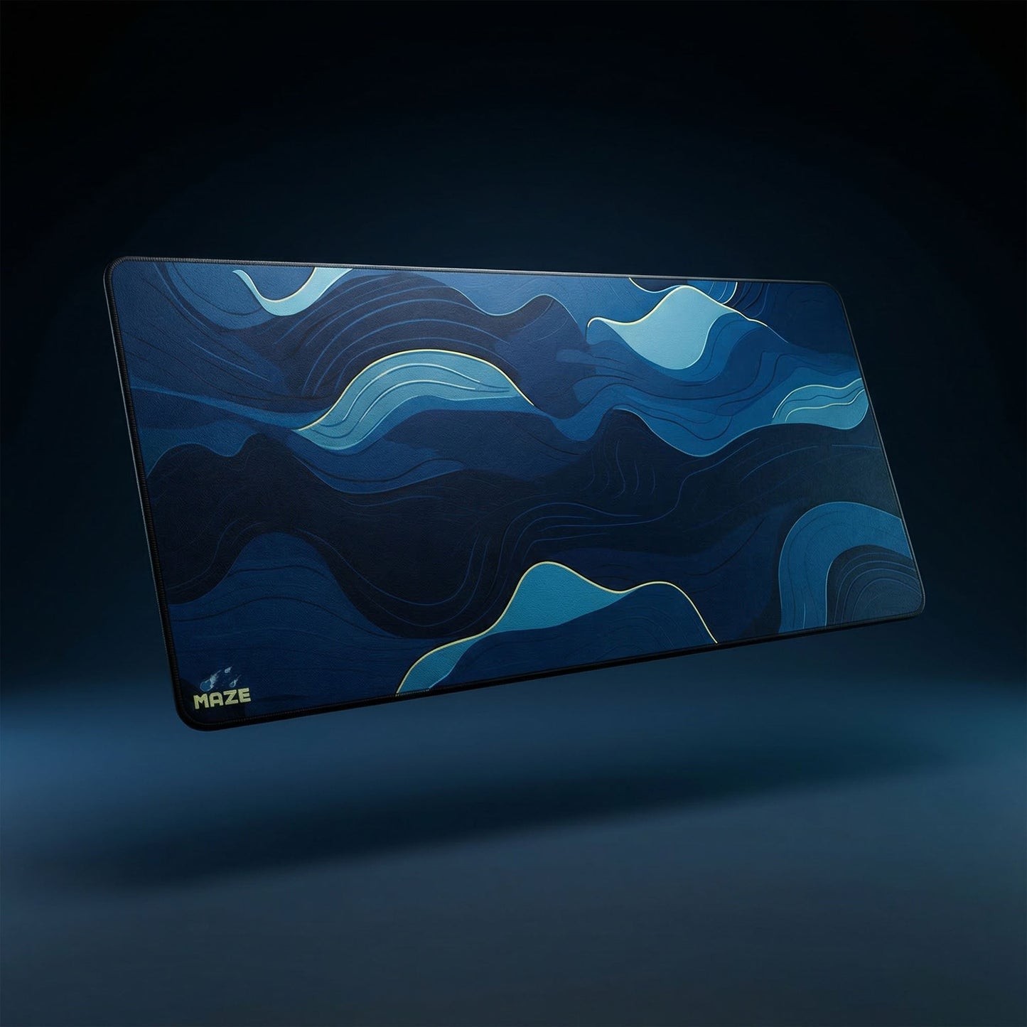MAZE Light serie – Aura BL 2XL Extended Gaming Desk Mat