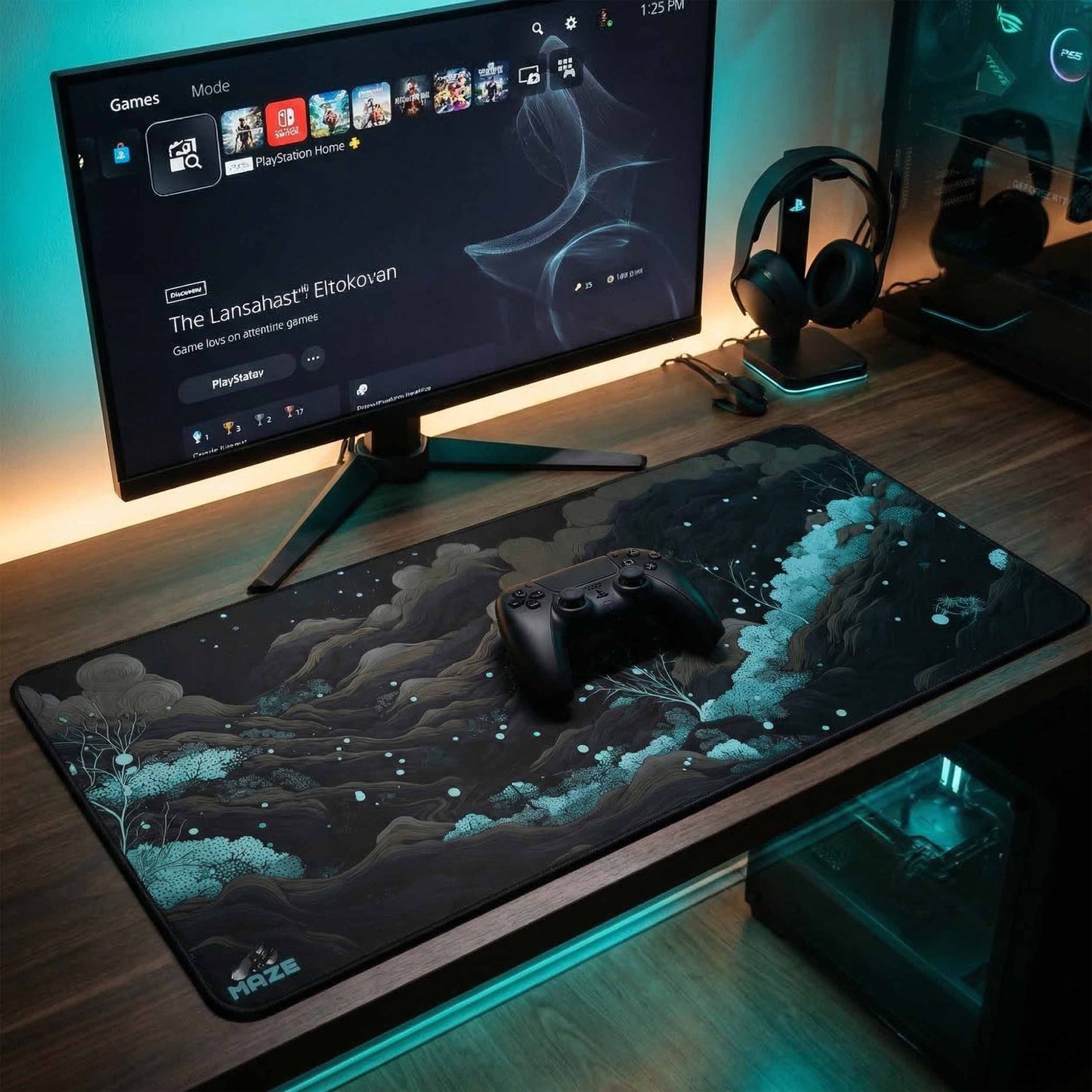 MAZE Nebulous BC Extended Gaming Desk Mat