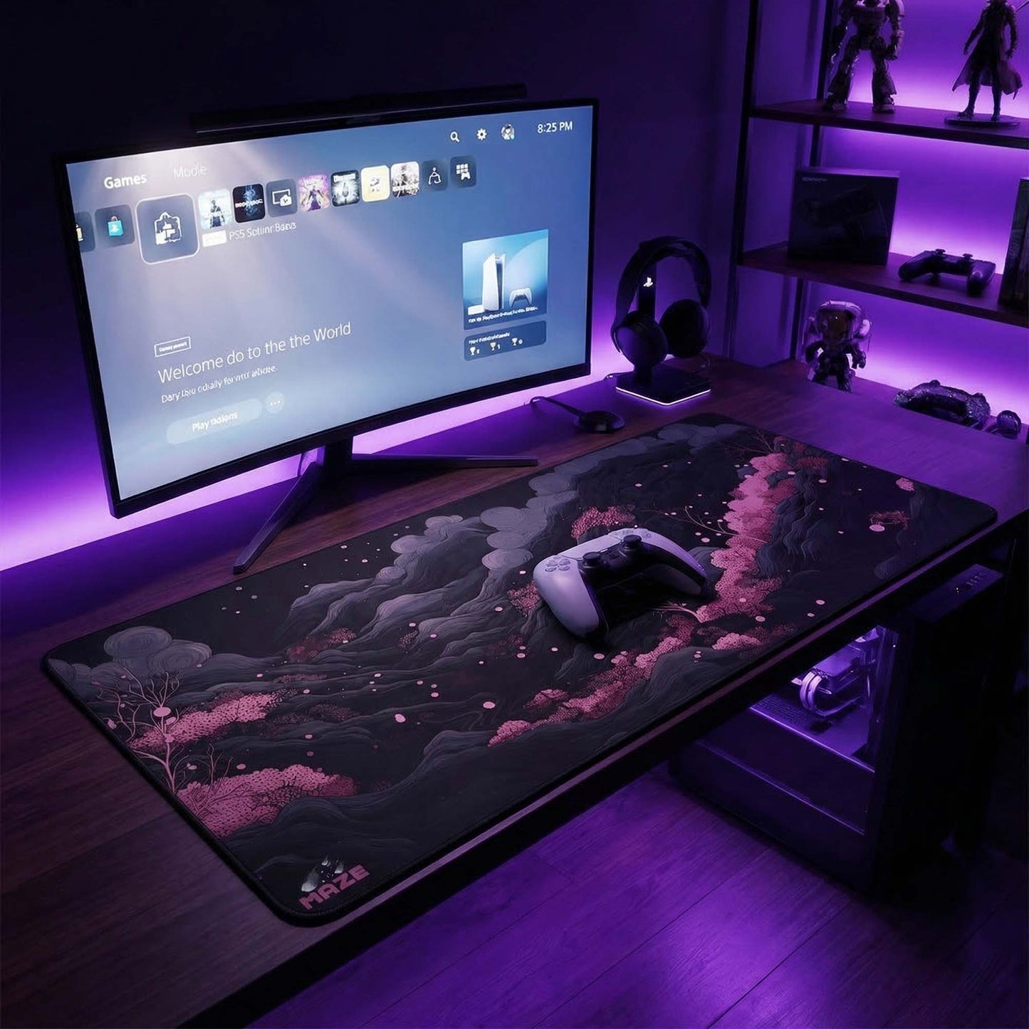 MAZE Nebulous BP Extended Gaming Desk Mat