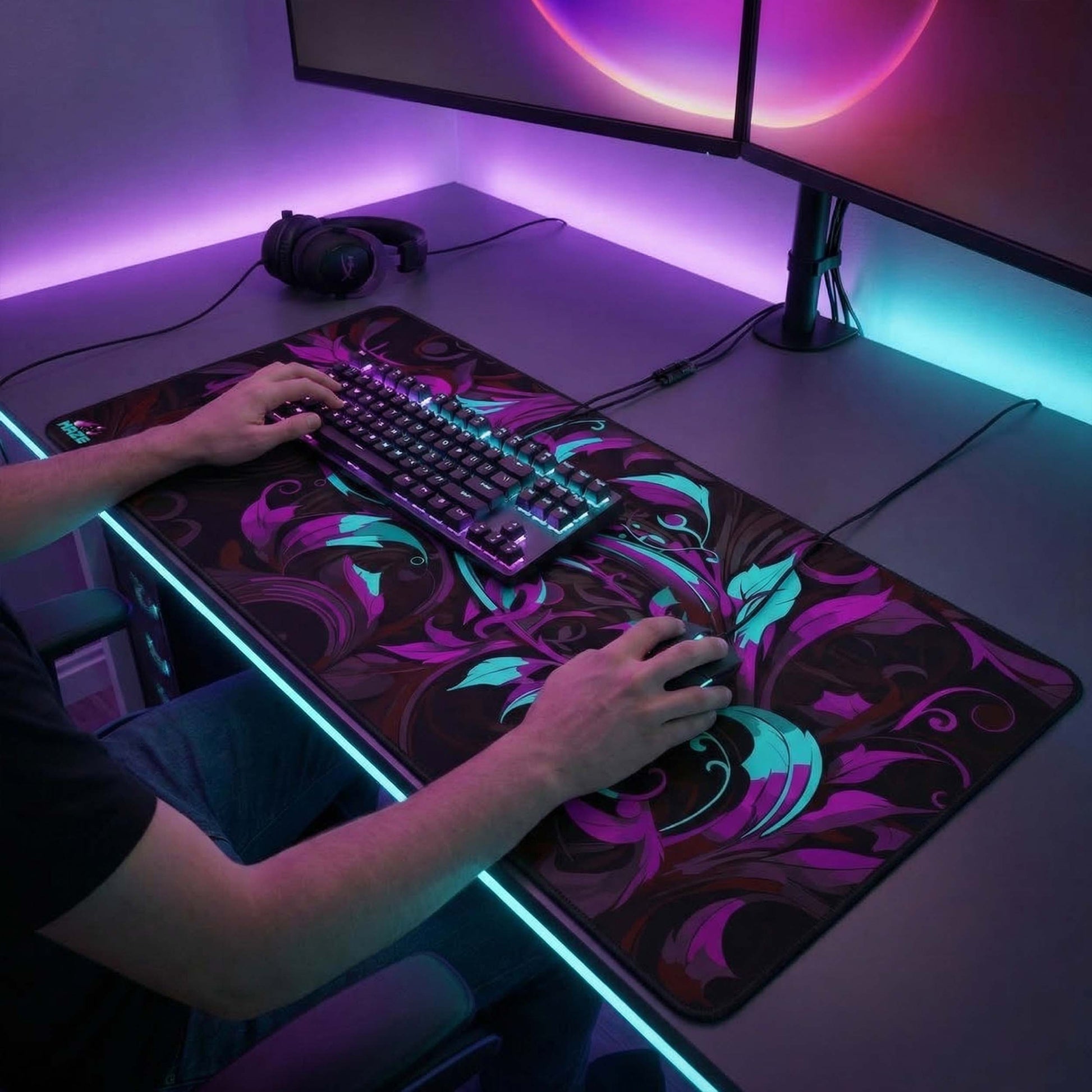 MAZE Ridge CPB Extended Gaming Desk Mat