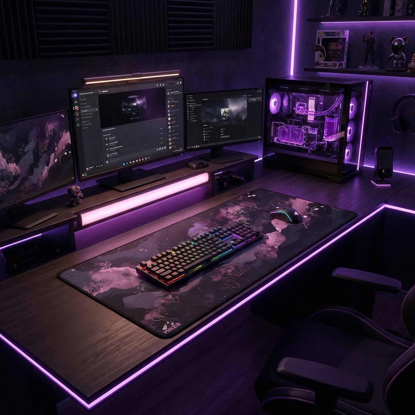 MAZE Verdant PR Extended Gaming Desk Mat
