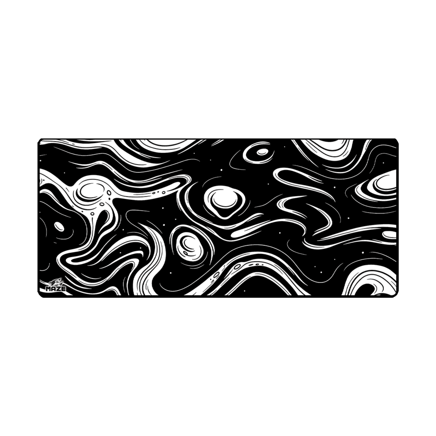 MAZE Light Series Monochrome Gaming Mouse Pad – 2XL Extended Desk Mat