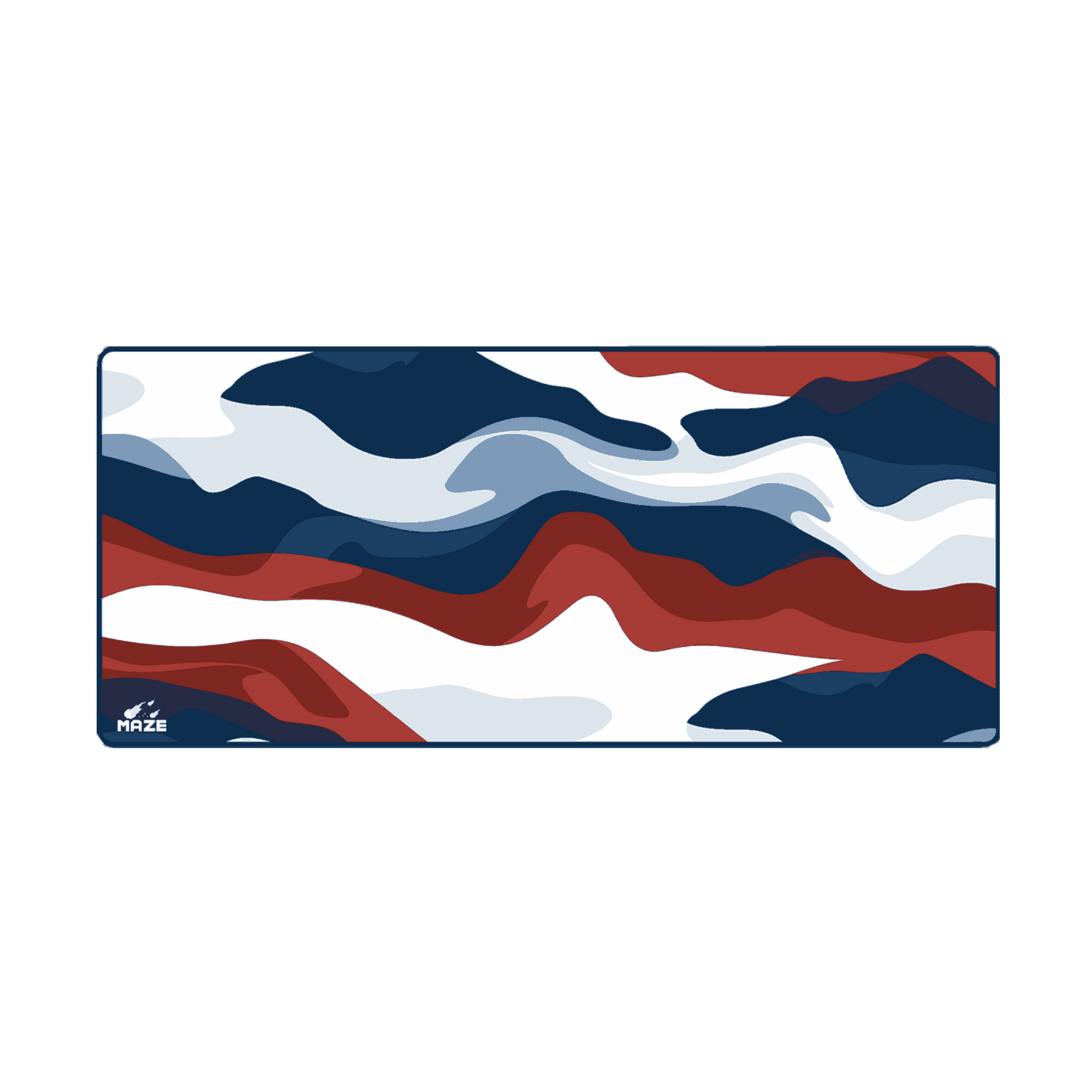 MAZE Light Series – Patriot 2XL Extended Gaming Desk Mat