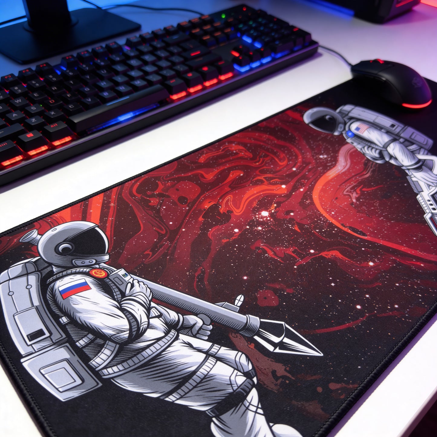 MAZE UltraGlide ASTRO WAR 3XL WaterProof Gaming Mouse Pad
