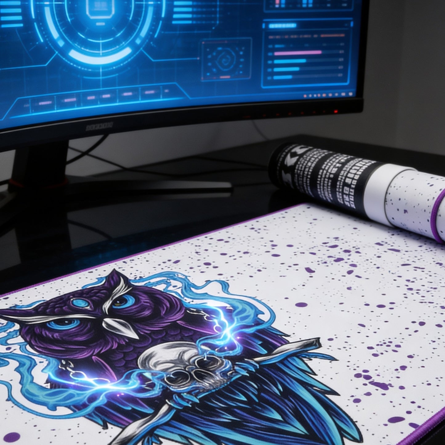 MAZE UltraGlide OWL-W 3XL WaterProof Gaming Mouse Pad