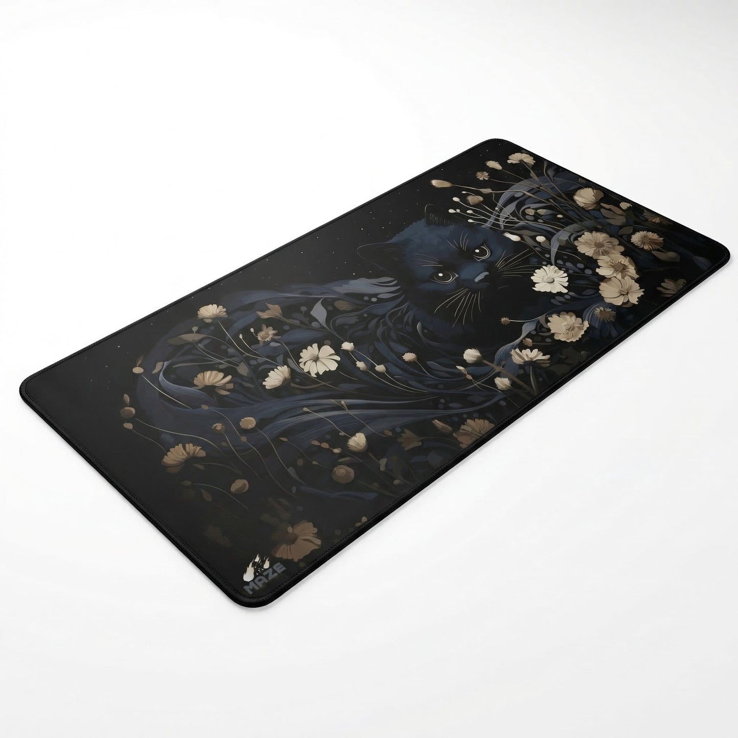 MAZE Light Series  – Forest Cat 2XL Extended Gaming Desk Mat
