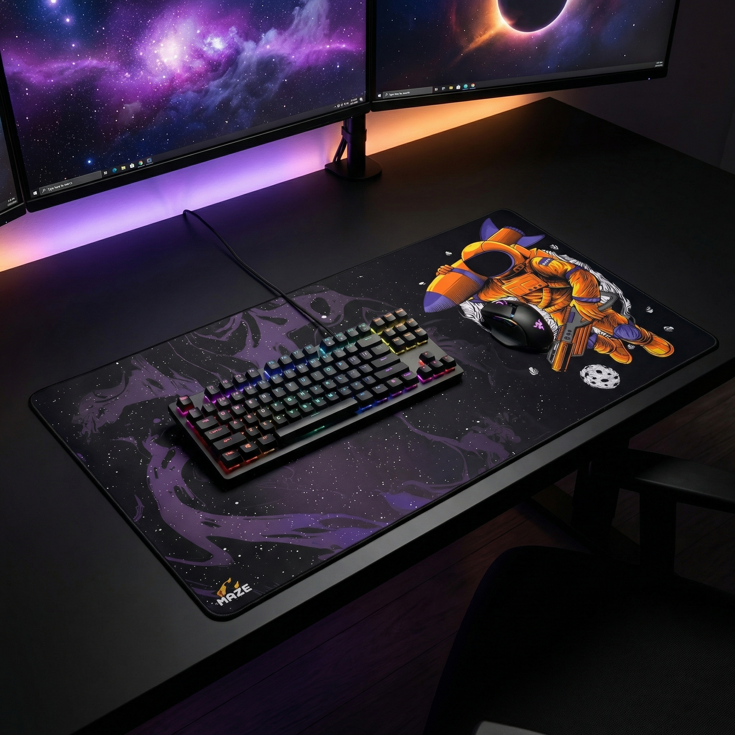 MAZE UltraGlide ASTRO RCT-YP 2XL WaterProof Gaming Mouse Pad